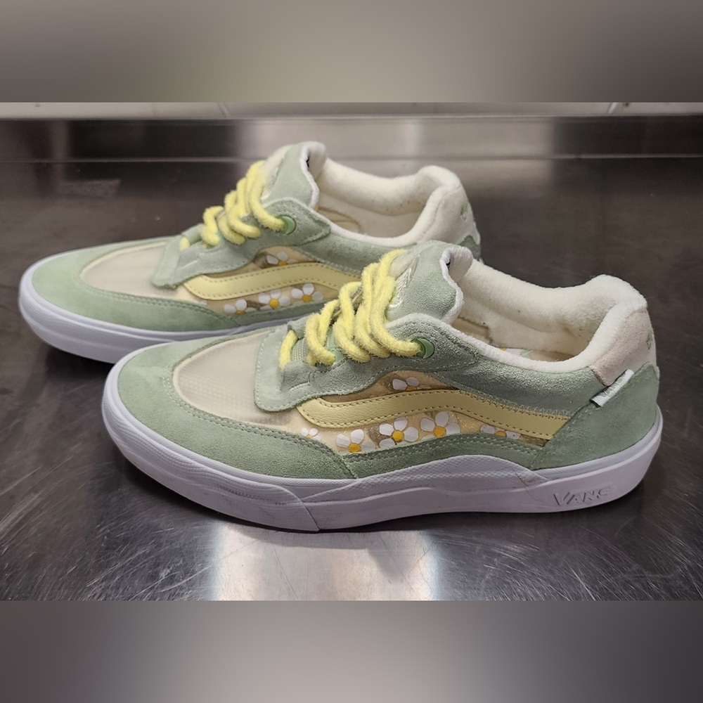 Vans Green and Yellow Women's Sneakers